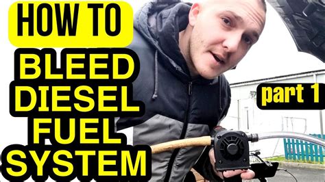 how to bleed diesel fuel